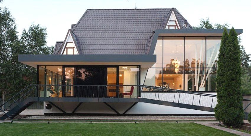 Rumah yang indah: gambar di dalam dan di luar. Idea menarik mengenai susunan