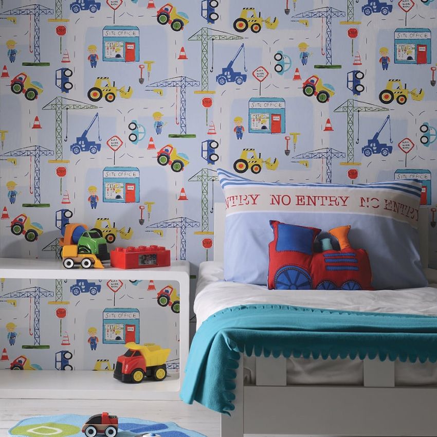 Wallpaper untuk bilik kanak-kanak untuk budak lelaki: pilihan hiasan, dengan mengambil kira umur kanak-kanak itu