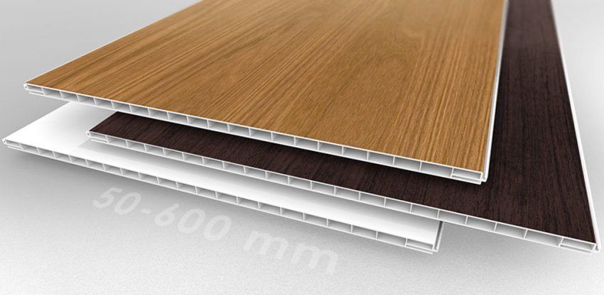 Panel PVC: dimensi dan ciri produk untuk dinding dan siling