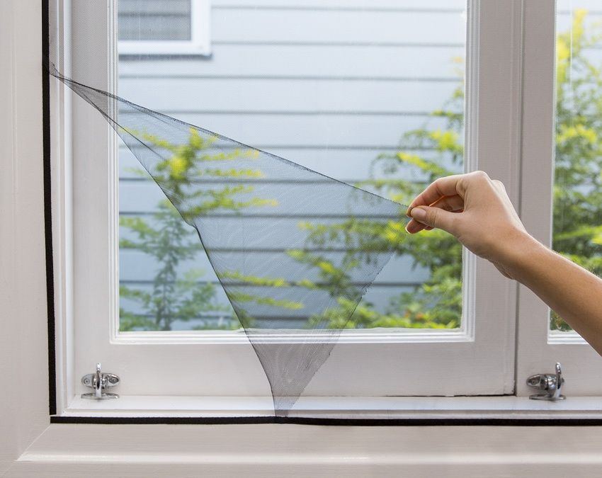 Jangkitan nyamuk di tingkap: penghalang yang boleh dipercayai dari serangga, debu dan ke bawah
