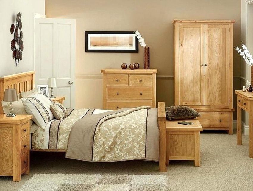 Set bilik tidur: foto set perabot yang bergaya dan cantik