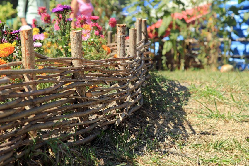 Pagar diperbuat daripada kayu dengan tangan anda sendiri: menghiasi sempadan tapak