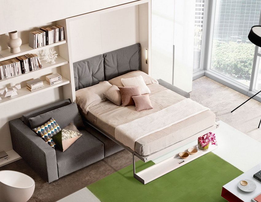 Mengubah katil untuk apartmen bersaiz kecil: kami memilih pilihan yang mudah