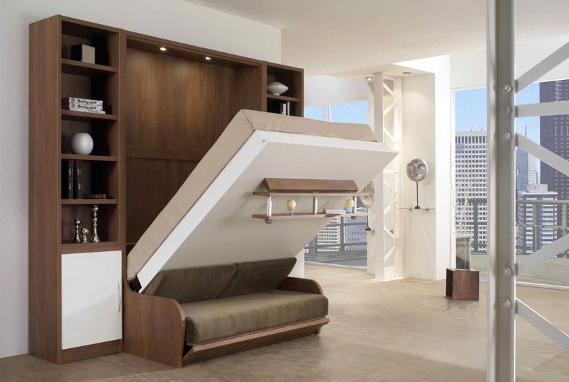 Mengubah katil untuk apartmen bersaiz kecil: kami memilih pilihan yang mudah