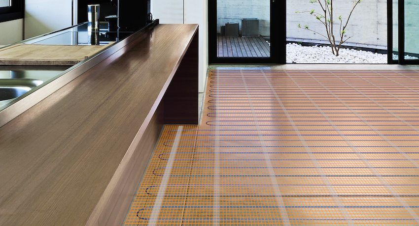 Lantai hangat di bawah lamina di lantai kayu: jenis dan ciri-ciri